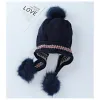Women's autumn and winter hats, rabbit fur imitation hats, winter Korean-style cute woolen hats with fleece knitted warmth hats Application Scenario
